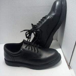 State Street Safe T Step Oil & Slip Resistant Men’s Black Shoes Size 9.5